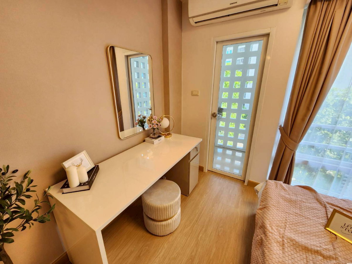 รูป ขายคอนโด I House พระราม9 RCA อาคาร B ตึกเขียว 25.8ตรม. 1ห้องนอน 1รับแขก แต่งใหม่ เฟอร์ใหม่ทั้งห้อง เพียง 1.49 mb - รูปที่ 8/20