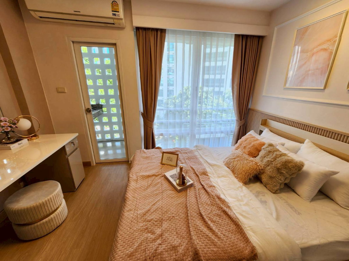 รูป ขายคอนโด I House พระราม9 RCA อาคาร B ตึกเขียว 25.8ตรม. 1ห้องนอน 1รับแขก แต่งใหม่ เฟอร์ใหม่ทั้งห้อง เพียง 1.49 mb - รูปที่ 7/20