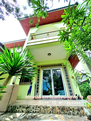 Land for sale Prawet : Single house for sale near Suan Luang Rama 9, shady atmosphere