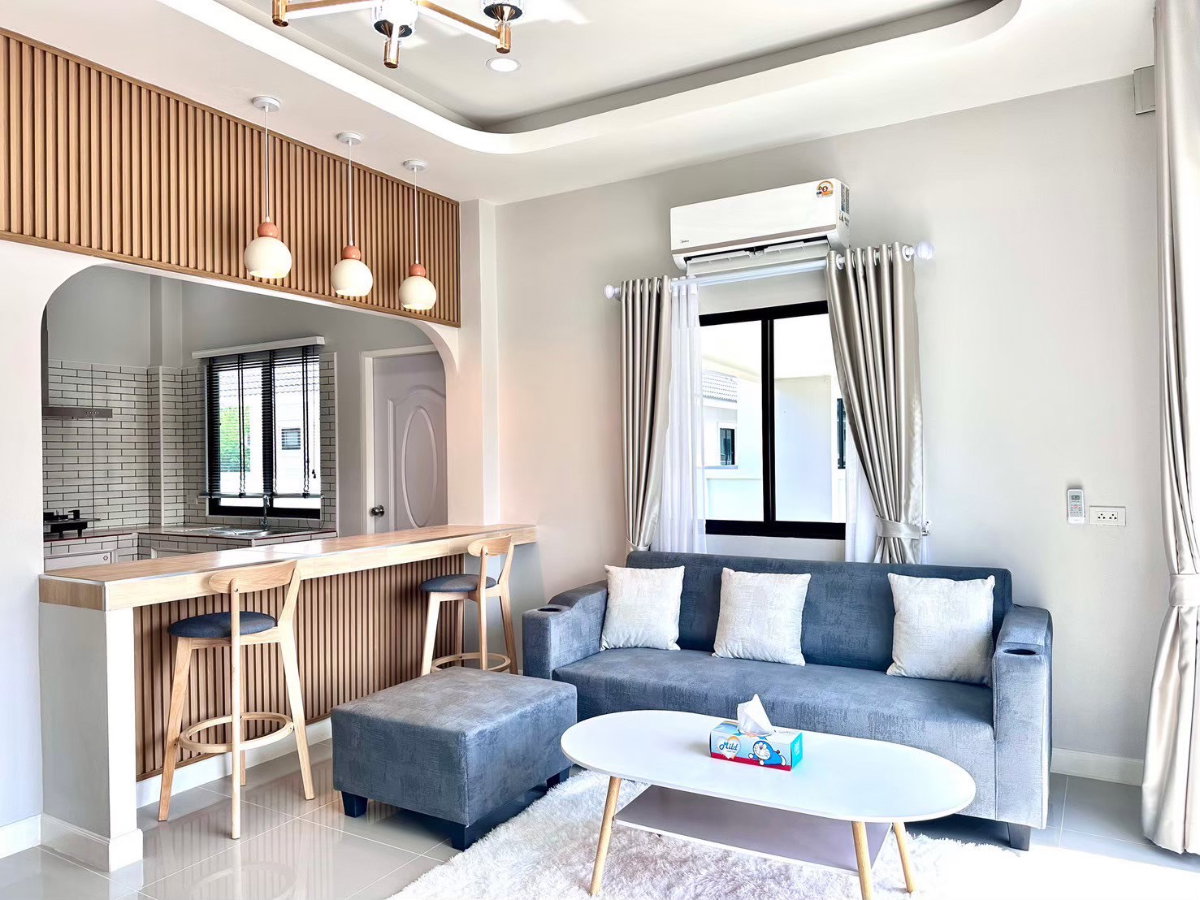 รูป บ้านไหม่ ไผ่ล้อม  ต.สันผักหวาน อ.หางดง  แถมเฟอร์นิเจอร์ทั้งหลัง T.063-6649056 - รูปที่ 17/20