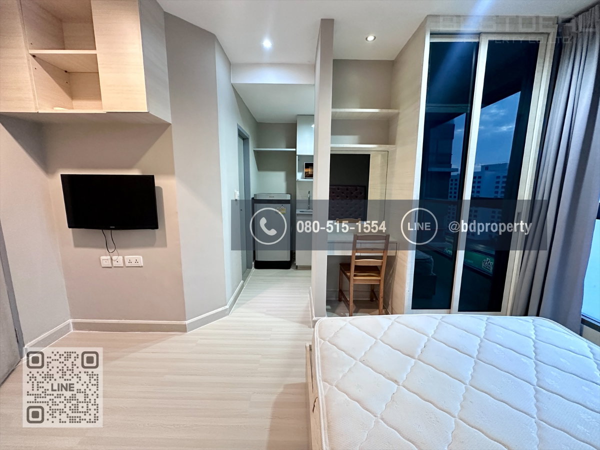 รูป Bestdeal ให้เช่า Studio 22ตรม.ราคา 14,000/เดือนเท่านั้น เฟอร์นิเจอร์และเครื่องใช้ไฟฟ้าครบ “IDEO MOBI RAMA 9” ใกล้MRT และ เซ็นทรัลพระราม 9 เพียง 80 ม. - รูปที่ 9/16