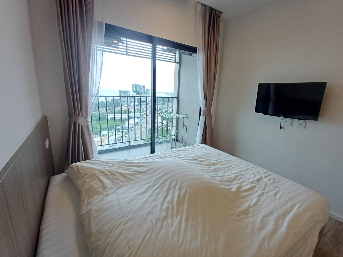 picture For rent KnightsBridge Sriracha 2 bedrooms 28th floor Corner unit Sea view Ready to move in - 17/48