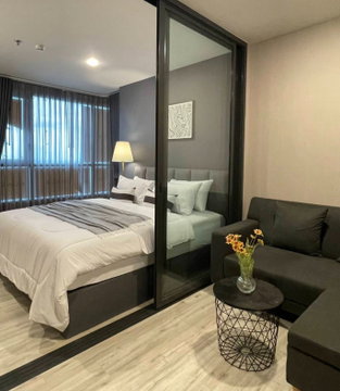 PFD-08783 Condo for rent XT Huai Khwang , fully furnished, ready to move in, prime location near MRT Huai Khwang, only 75 meters 🏙️✨