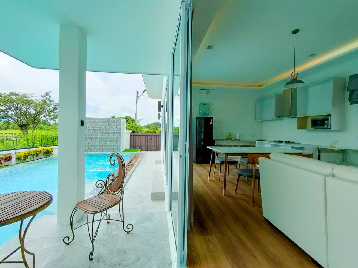 รูป ให้เช่า Luxury Pool Villa แม่เหียะ เชียงใหม่ พูลวิลล่า 5 ห้องนอน พร้อมเรือนรับรอง วิวดอยสุเทพและทุ่งนา (EN Available) - รูปที่ 20/29