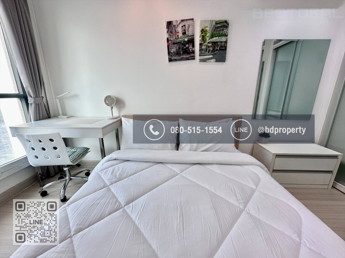 รูป Bestdeal ให้เช่า 1 ห้องนอน 31ตรม.ราคา 16,000/เดือนเท่านั้น เฟอร์นิเจอร์และเครื่องใช้ไฟฟ้าครบ“IDEO MOBI RAMA 9” ใกล้MRT และ เซ็นทรัลพระราม 9 - รูปที่ 4/13