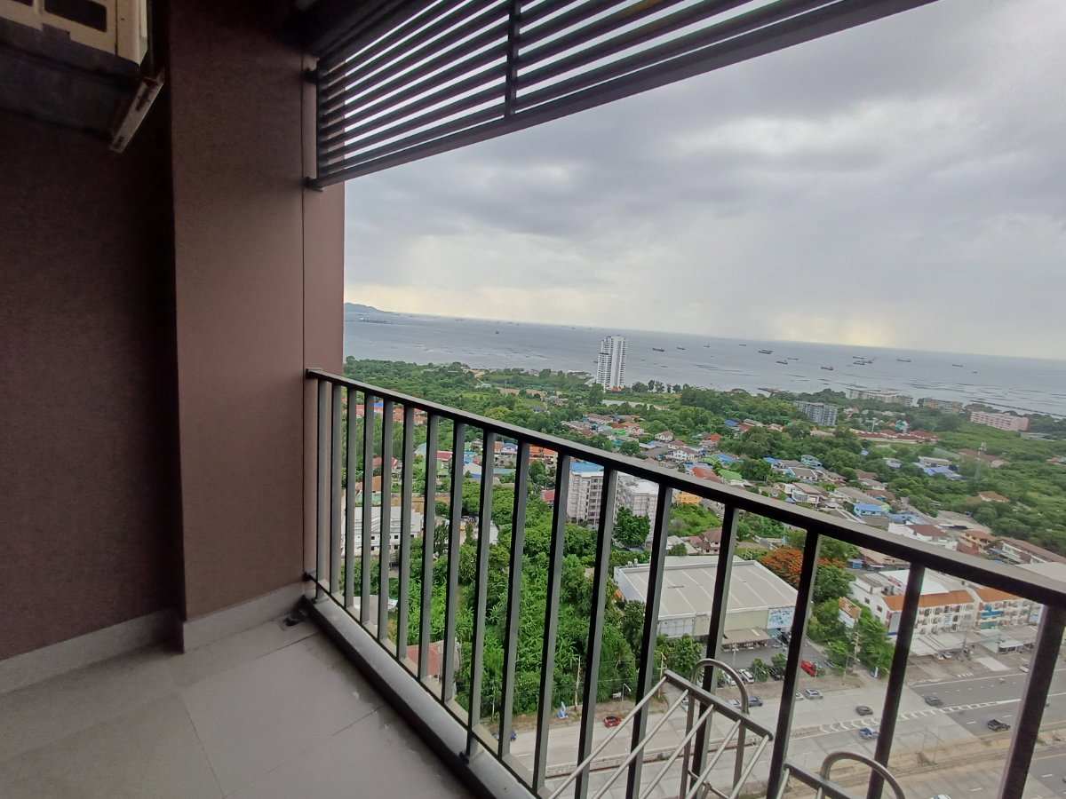 picture For rent KnightsBridge Sriracha 2 bedrooms 28th floor Corner unit Sea view Ready to move in - 27/48