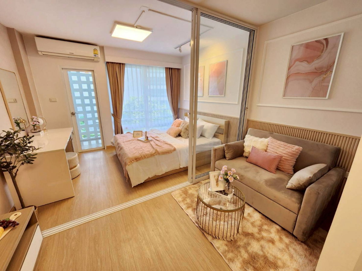 รูป ขายคอนโด I House พระราม9 RCA อาคาร B ตึกเขียว 25.8ตรม. 1ห้องนอน 1รับแขก แต่งใหม่ เฟอร์ใหม่ทั้งห้อง เพียง 1.49 mb - รูปที่ 20/20