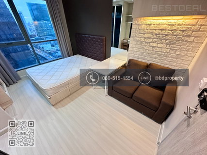 รูปภาพ Bestdeal FOR RENT Studio 22 sqm. Rental 14,000 THB /month CONDO “IDEO MOBI RAMA 9” Near Phraram Kao 9 MRT Station 80 meters.