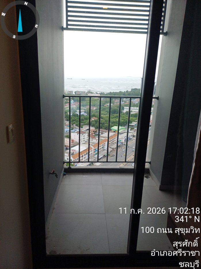 picture For rent KnightsBridge Sriracha 2 bedrooms 28th floor Corner unit Sea view Ready to move in - 45/48