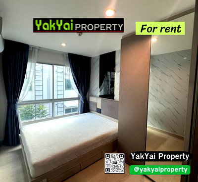 คอนโดให้เช่า : ปล่อยเช่าด่วน! นิช ไอดี สุขุมวิท 113 🏢 1 Bedroom ห้องมุม/วิวสวย ราคาดีที่สุด แต่งครบพร้อมอยู่