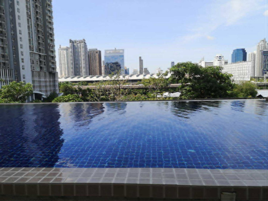 รูป ห้องมุมส่วนตัววิวสวย✨ 2นอน 70ตร.ม. ชั้นสูง ศุภาลัย อโศก-รัชดา | ระเบียงใหญ่ ใกล้ MRTพระราม9 | เช่า 20,000 ทักด่วน นัดชมฟรี!⚡ - รูปที่ 8/9