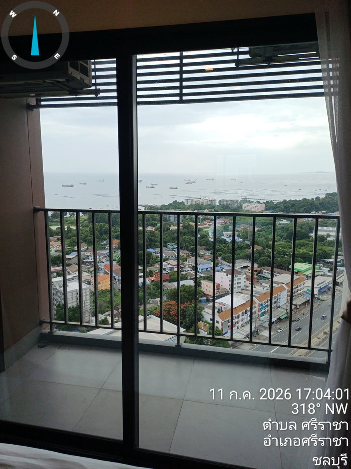 picture For rent KnightsBridge Sriracha 2 bedrooms 28th floor Corner unit Sea view Ready to move in - 48/48