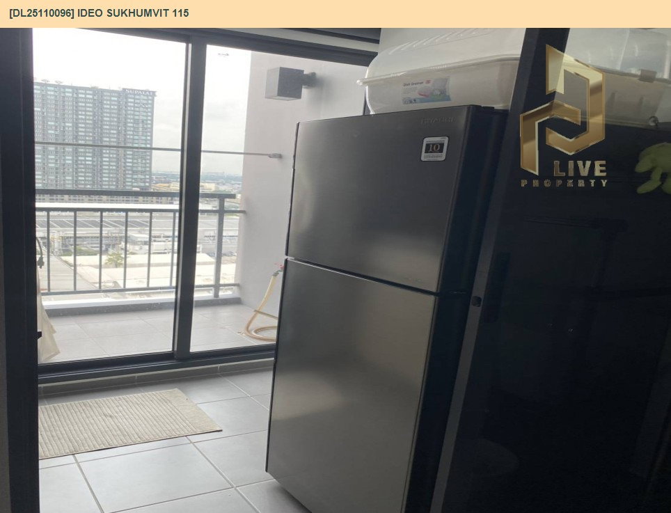 รูป DL25110096 ขายด่วนคอนโด ไอดีโอ สุขุมวิท 115(IDEO Sukhumvit 115) เครื่องใช้ไฟฟ้าครบ โทรด่วน 0800343450 LineID @952jdxxk - รูปที่ 8/10