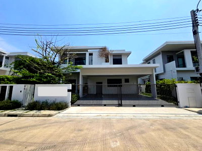 เช่าบ้านเดี่ยว นิคมบางปู(เหนือ) : ME2500354 ให้เช่า บ้านเดี่ยว 2 ชั้น ตกแต่งสวย บ้านมัณฑนา บางนา กม. 15 เฟอร์ครบครัน พร้อมอยู่