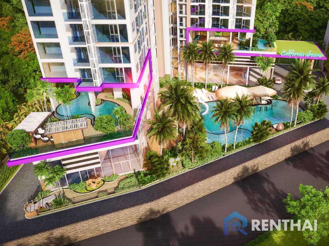 รูป ขายห้องวิวทะเล The Riviera Santa Monica พัทยา 1 ห้องนอน 1 ห้องน้ำ 35 ตร.ม - รูปที่ 8/25