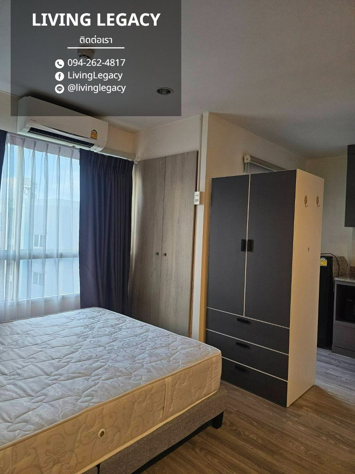 รูป SQVMZS เช่าด่วน คอนโด Lumpini Ville Onnut - Phatthanakan 23 ตร.ม. | ชั้น 8 | 1 ห้องนอน | 1 ห้องน้ำ 7,500 บาท/เดือน line id : @livinglegacy - รูปที่ 4/10
