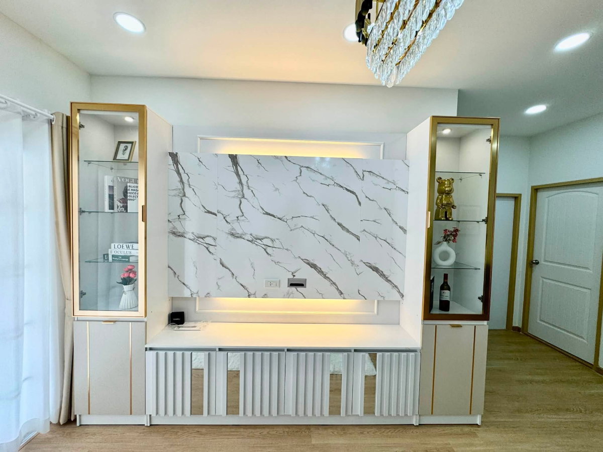 รูป ขายบ้านเดี่ยวรีโนเวทใหม่ สไตล์มินิมอล ม.คลาสสิคโฮม2 ไร่กล้วย ศรีราชา - รูปที่ 8/32