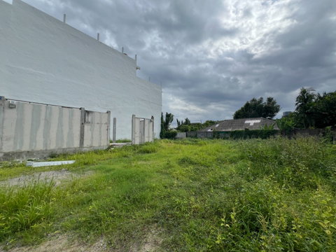 Land for sale, already filled and leveled, Soi Onnut 20, Sukhumvit 77. Beautiful plot, 159 sq.wa.