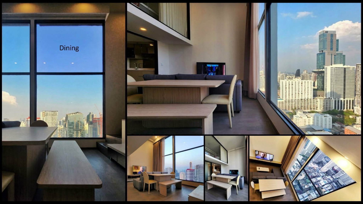 รูป ปล่อยเช่า Park Origin Ratchathewi Duplex ห้องสวย วิวเมืองเต็มตา - รูปที่ 4/6