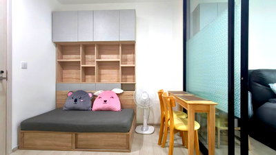 Condos for rent : PFD-08787 Condo for rent, Life Asoke, fully furnished, ready to move in, prime location, New CBD, next to MRT Phetchaburi 🏙️✨
