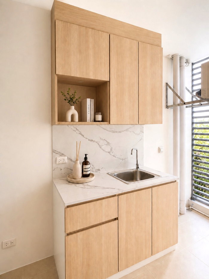 รูป ขายคอนโด Plum Condo นวมินทร์ ตกแต่งพร้อมอยู่ ใกล้รถไฟฟ้าสายสีชมพู - รูปที่ 6/7