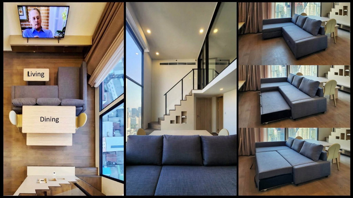 รูป ปล่อยเช่า Park Origin Ratchathewi Duplex ห้องสวย วิวเมืองเต็มตา - รูปที่ 5/6