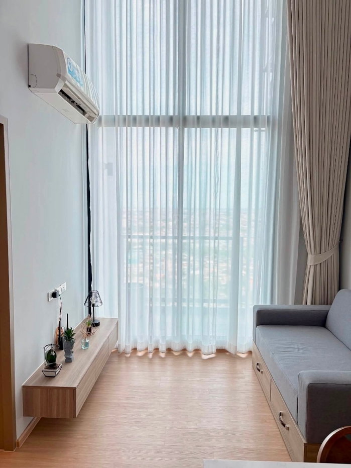 รูป 🏙️ Loft 2BR | Top Floor | Altitude Unicorn Sathorn–Tha Phra | BTS Talat Phlu  - รูปที่ 2/10