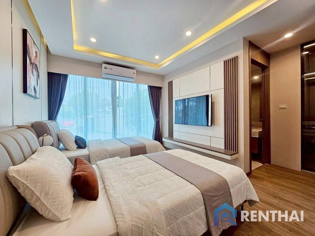 picture brand-new pool villas just 1.5 km from Jomtien Beach. - 17/19