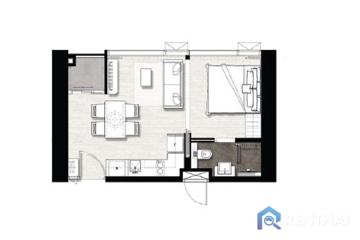 picture Best Seller large 1 bedroom size 56sqm in Once wongamat - 5/25