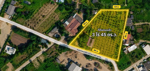 Investment Opportunity – Prime Land in Bang Saray 3 Rai 45 Sq.Wah | Ideal for Pool Villa Development and Residential Projects