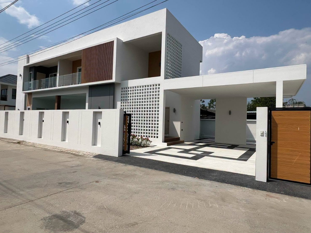 รูป พูลวิลล่าหรูสร้างใหม่ โซนสันผักหวาน หางดง! 🏠✨ T. 063-6649056 - รูปที่ 29/30