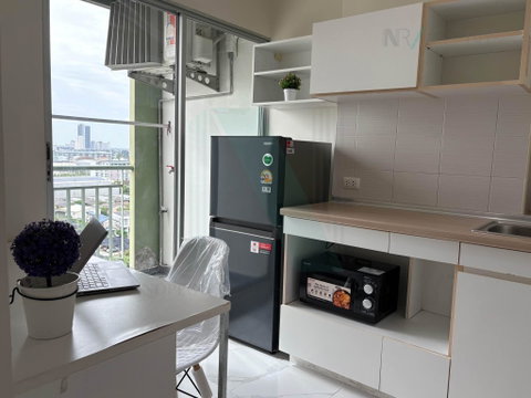 🎉 For Rent Condo LUMPINI VILLE LASALLE - BEARING Building D, Floor 12,1 bed room, Room size 26.00 sqm