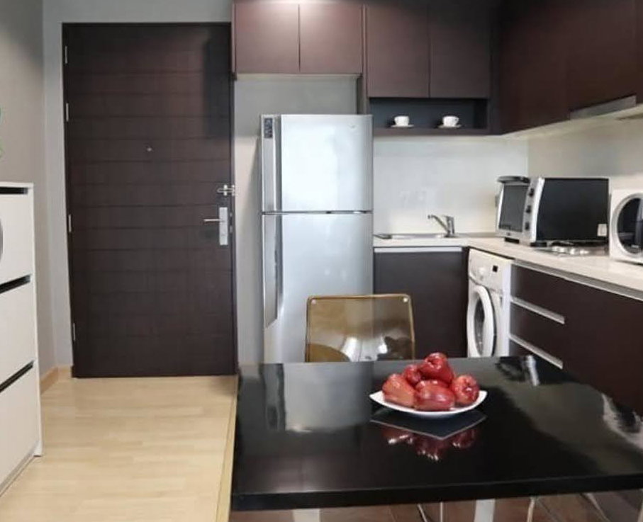 picture Condo for RENT :  59 Heritage    𝐒𝐢𝐳𝐞 : 66.17 sqm.   2 Bedroom /2 Bathroom/ City view  𝐅𝐥𝐨𝐨𝐫 : 17th  Building : B  ✅Fully furnished - 3/17