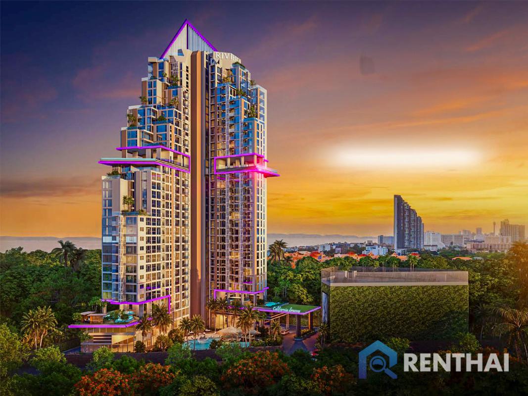 รูป ขายห้องวิวทะเล The Riviera Santa Monica พัทยา 1 ห้องนอน 1 ห้องน้ำ 35 ตร.ม - รูปที่ 5/25