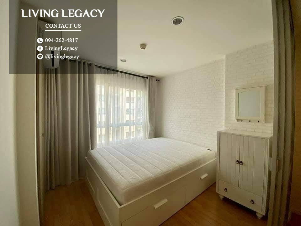 รูป THW7YY เช่าด่วน คอนโด Lumpini Ville On Nut 46 26 ตร.ม. | ชั้น 4 | 1 ห้องนอน | 1 ห้องน้ำ 8,500 บาท/เดือน line id : @livinglegacy - รูปที่ 2/10