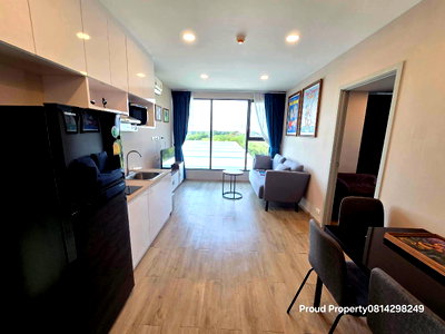 Condos for rent : Lowlife condo for rent in the heart of Korat city, Rise Condo, 2 bedrooms, 2 bathrooms, only 18,000 baht/month.