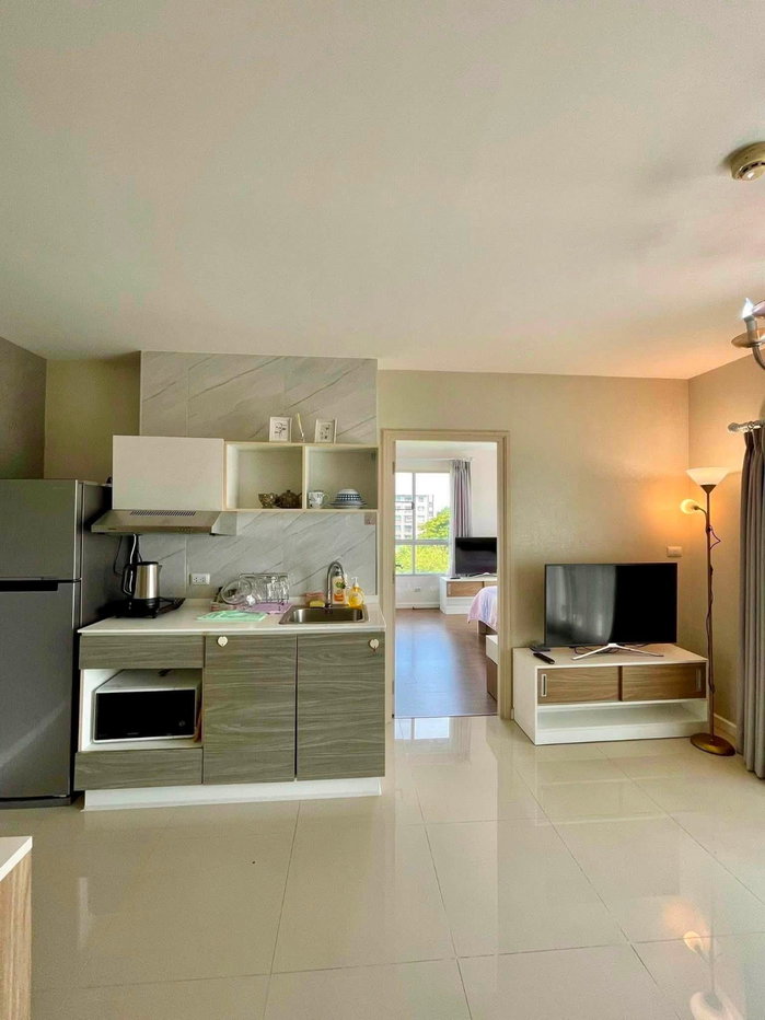 รูป ให้เช่าคอนโด D Condo Nim 2 ห้องนอน วิวเมือง โปร่ง ลมดี พร้อมเฟอร์นิเจอร์และเครื่องใช้ไฟฟ้าครบ เข้าอยู่ได้ทันที ทำเลติด Central Festival CR-17  - รูปที่ 2/12