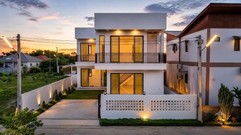 Newly Built Modern Detached House for Sale in Cha-am