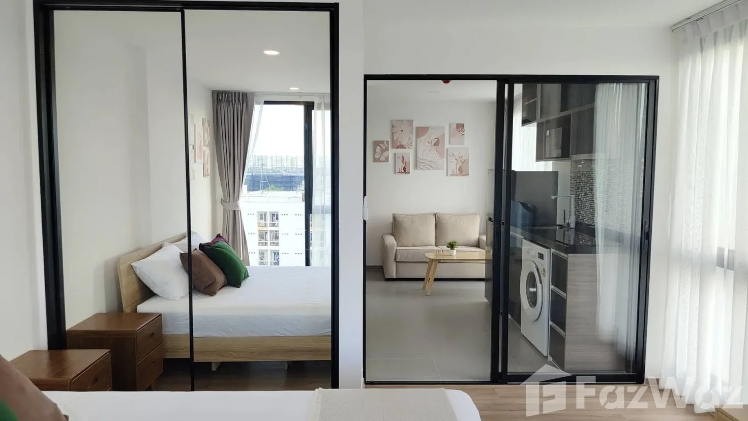 รูป ขาย คอนโด 1 ห้องนอน ในโครงการ ไซบิค รัชดา 32 6574695 - รูปที่ 2/6
