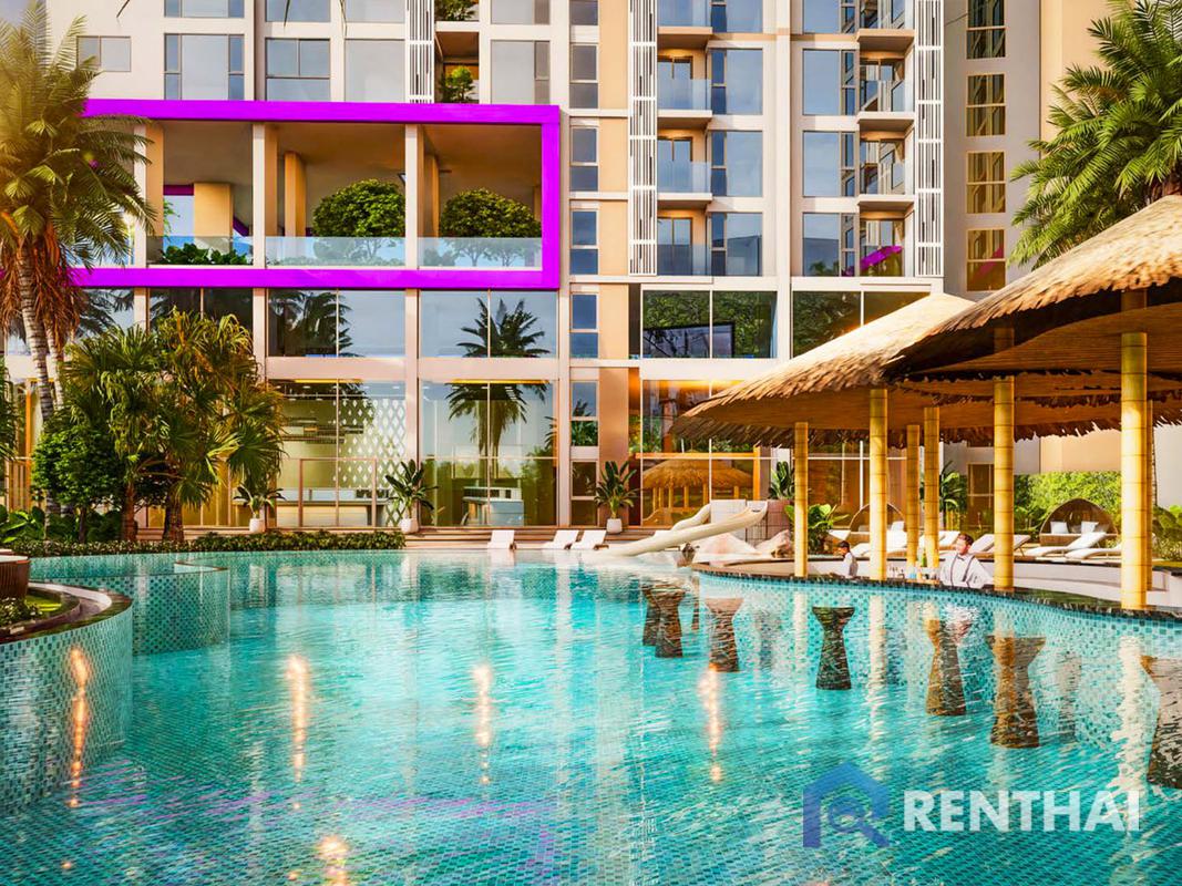 รูป ขายห้องวิวทะเล The Riviera Santa Monica พัทยา 1 ห้องนอน 1 ห้องน้ำ 35 ตร.ม - รูปที่ 7/25