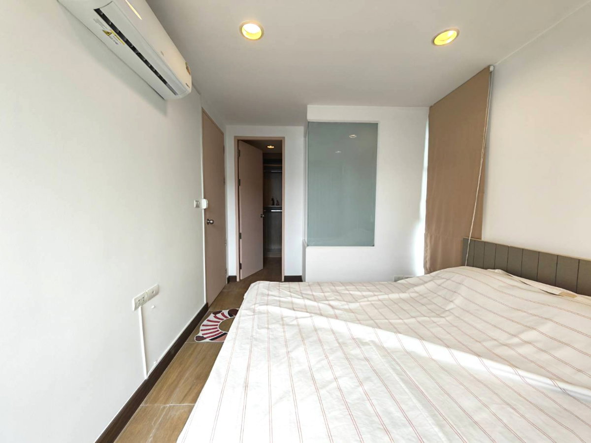 รูป ให้เช่าคอนโด IDEO Blucove Sathorn ติด BTS วงเวียนใหญ่ ห้องมุม 1 ห้องนอน ขนาด 43 ตร.ม. พร้อมเข้าอยู่มีwalkin closet+อ่างอาบน้ำ 064-974-2441 - รูปที่ 6/10