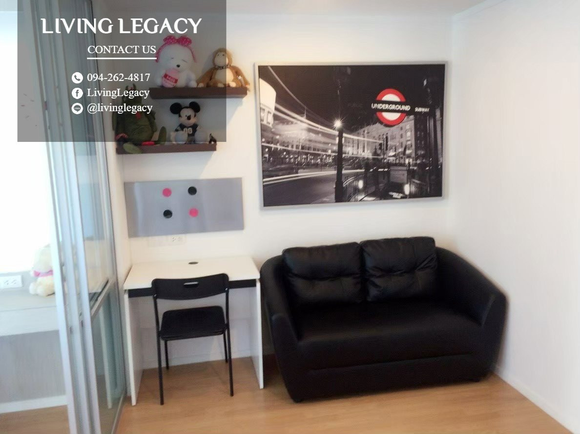 รูป THUNVY เช่าด่วน คอนโด Lumpini Place Srinakarin 27 ตร.ม. ชั้น 12 | 1 นอน 1 น้ำ | 10,000 บาท/เดือน | LINE: @livinglegacy - รูปที่ 6/10