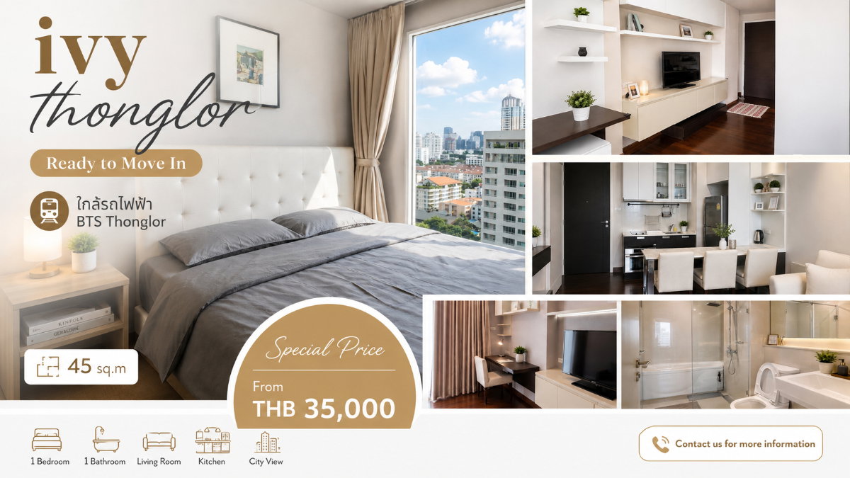 picture 🍀🍀🍀 Exclusive Unit for Rent 🌹🌹🌹 📍 Ivy Thonglor ✨ Ready to Move In 🏷 Ref. A05310 - 1/7