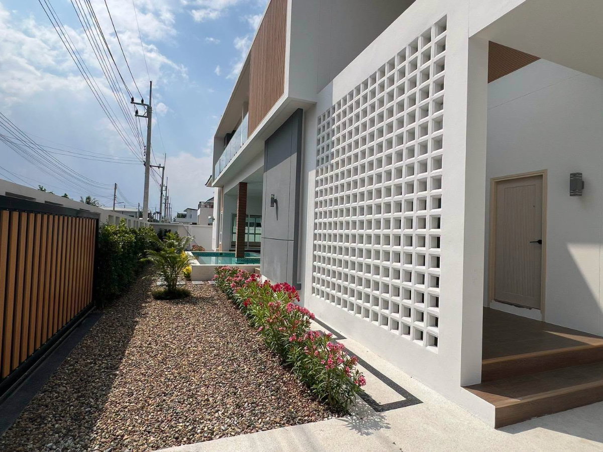 รูป พูลวิลล่าหรูสร้างใหม่ โซนสันผักหวาน หางดง! 🏠✨ T. 063-6649056 - รูปที่ 26/30