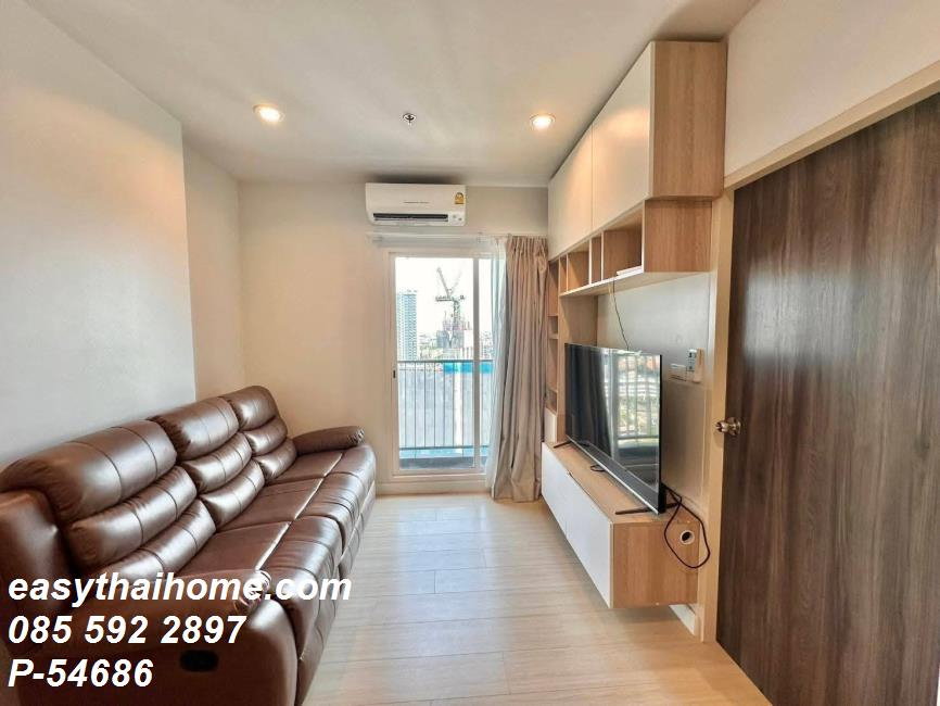 รูป P-54686 📢 โครงการคอนโดน่าเช่า โซนวุฒากาศ ไซต์ 3 นอน 2 น้ำ | เมโทร สกาย วุฒากาศ ใกล้ BTS วุฒากาศ Line: @easythaihome 085-592-2897 - รูปที่ 6/8