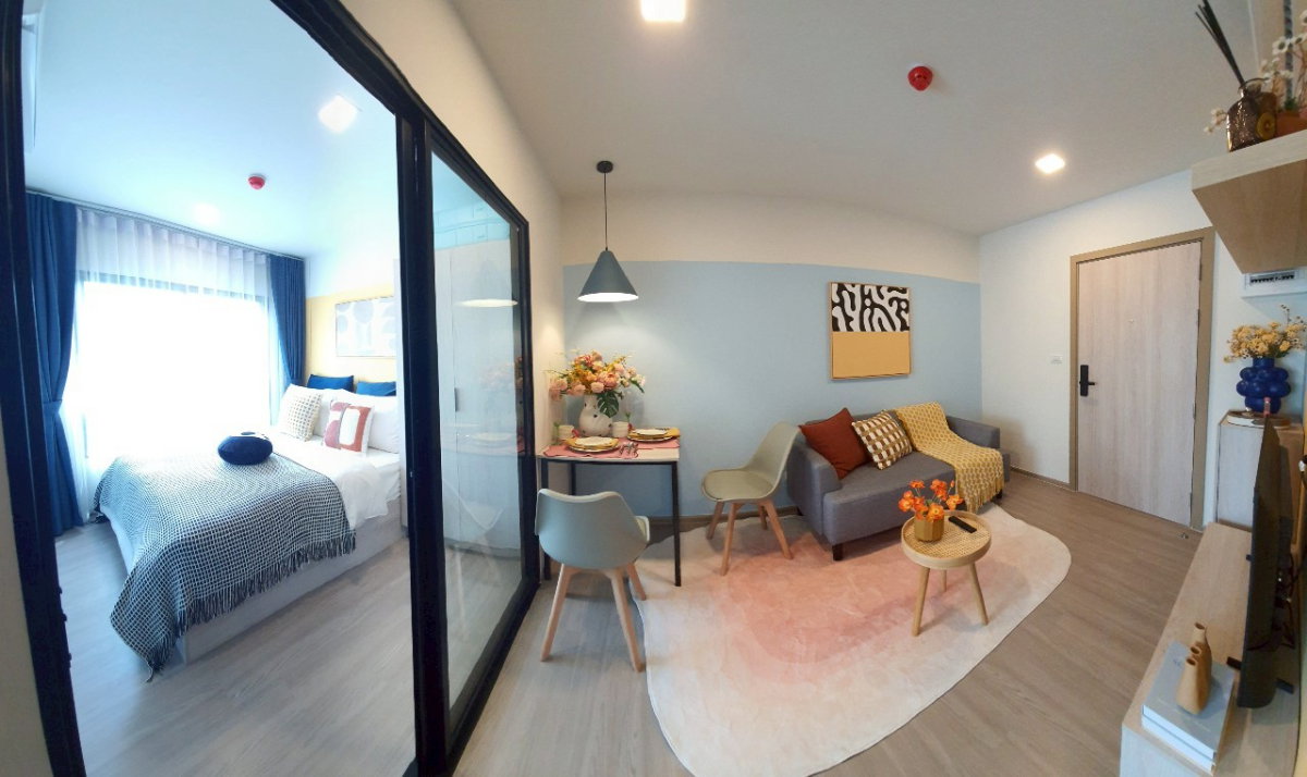 รูป ​💥ฟรีค่าใช้จ่ายวันโอน+ของแถมแน่นห้อง จองด่วนก่อนสิทธิ์เต็ม! dcondo Sense บางแสน คอนโดแสนสิริเริ่ม 1.59 ลบ.* คลิกเลยค่ะ - รูปที่ 4/10