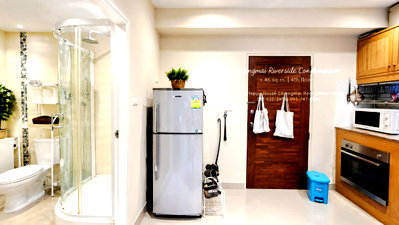 Condos for rent : Chiangmai Riverside Condominium 46 sq.m. 082-532-3935