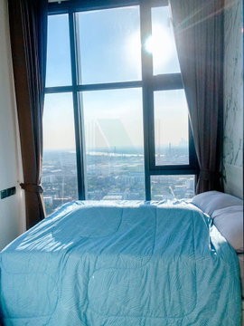 🎉 For rent condo THE LINE SUKHUMVIT 101 Building 1, Floor 30,1 bed room, Room size 28.00 sqm