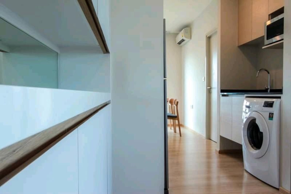 picture 🔥 Noble Revolve Ratchada, 2 Bedroom Plus unit, 53 sq.m., next to MRT Thailand Cultural Centre station, only 35,000 THB/month ✨ ready to move in 🏙️ - 5/10