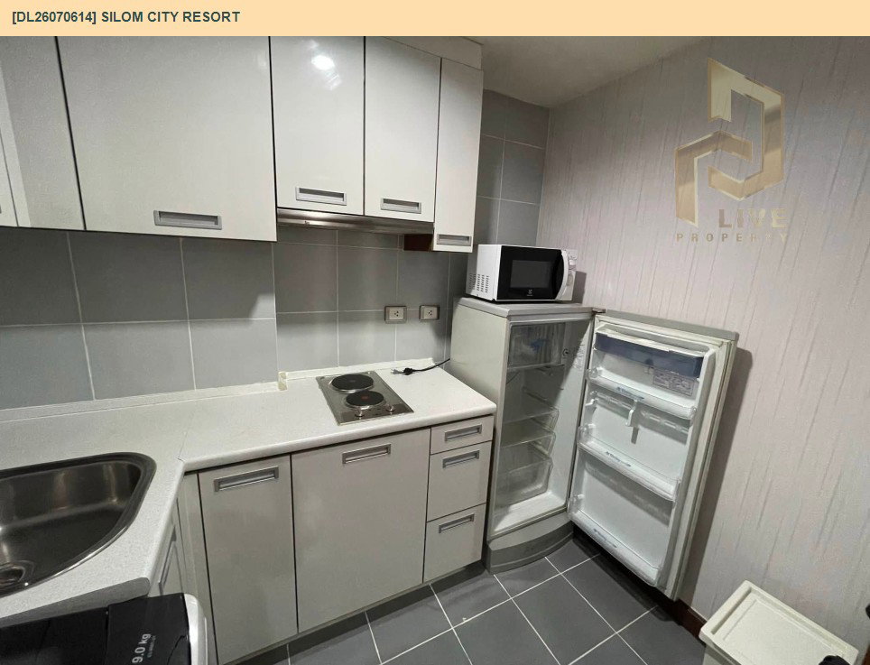 รูป DL26070614 ให้เช่าคอนโด สีลม ซิตี้ รีสอร์ท (Silom City Resort) ใกล้ BTS ช่องนนทรี พร้อมเข้าอยู่ โทรด่วน 0614453194 LineID @952jdxxk - รูปที่ 8/8